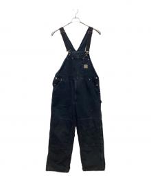CarHartt（カーハート）の古着「ダブルニーダックオーバーオール」｜ブラック