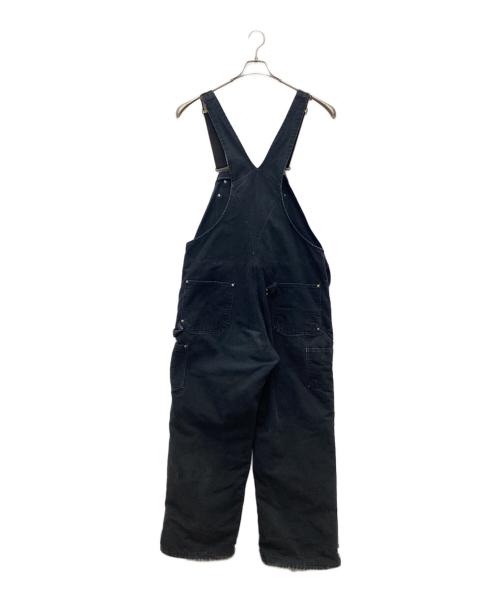 CarHartt（カーハート）CarHartt (カーハート) ダブルニーダックオーバーオール ブラック サイズ:SIZE 106cm (W42)の古着・服飾アイテム