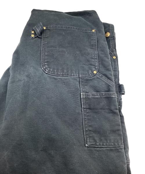 CarHartt（カーハート）CarHartt (カーハート) ダブルニーダックオーバーオール ブラック サイズ:SIZE 106cm (W42)の古着・服飾アイテム