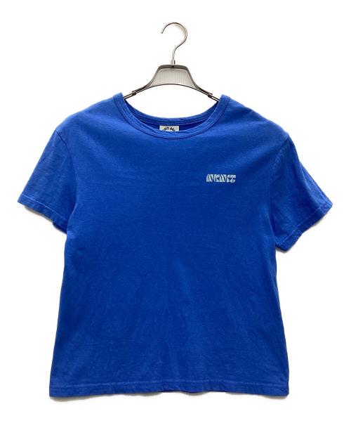 NKNIT（ンニット）NKNIT (ンニット) 半袖カットソー ブルー サイズ:SIZE 2の古着・服飾アイテム