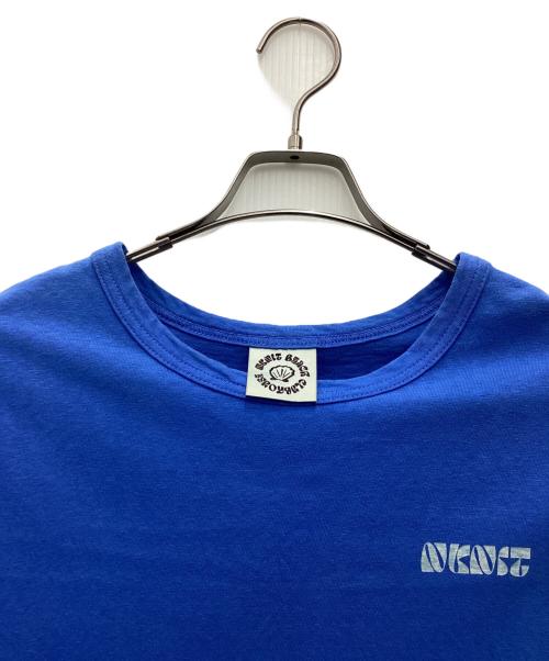 NKNIT（ンニット）NKNIT (ンニット) 半袖カットソー ブルー サイズ:SIZE 2の古着・服飾アイテム