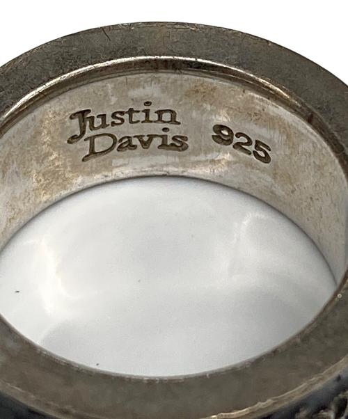 JUSTIN DAVIS（ジャスティンデイビス）JUSTIN DAVIS (ジャスティンデイビス) クラウンリング ブラック サイズ:16.5の古着・服飾アイテム