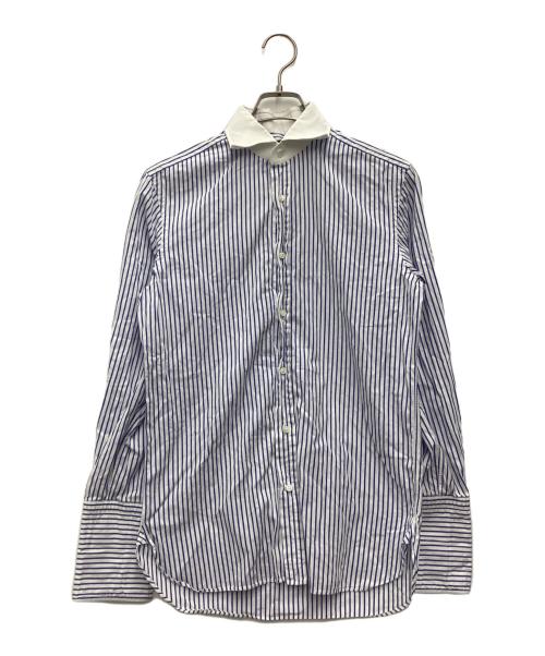 RALPH LAUREN Purple Label（ラルフ ローレン パープル レーベル）RALPH LAUREN PURPLE LABEL (ラルフ ローレン パープル レーベル) クレリックシャツ 長袖シャツ スカイブルー サイズ:SIZE 不明の古着・服飾アイテム