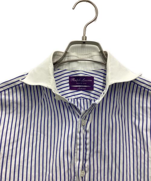 RALPH LAUREN Purple Label（ラルフ ローレン パープル レーベル）RALPH LAUREN PURPLE LABEL (ラルフ ローレン パープル レーベル) クレリックシャツ 長袖シャツ スカイブルー サイズ:SIZE 不明の古着・服飾アイテム