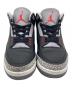 NIKE (ナイキ) Air Jordan 3 Retro ブラック×グレー サイズ:SIZE 25.5cm：13000円