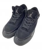 NIKEナイキ）の古着「Air Jordan 3 Retro」｜ブラック