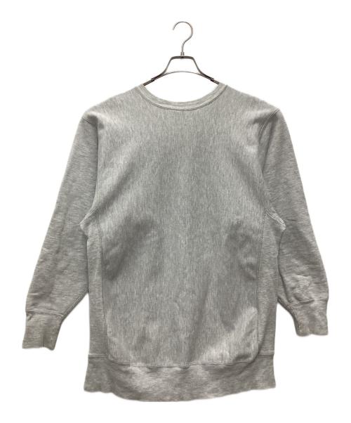 Champion REVERSE WEAVE（チャンピオン リバース ウィーブ）Champion REVERSE WEAVE (チャンピオン リバース ウィーブ) クルーネックスウェット 90s 刺繍タグ カレッジプリント 3段 グレー サイズ:SIZE XXLの古着・服飾アイテム