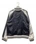 UP START (アップスタート) スーベニアジャケット 	日本地図 リバーシブル ブラック サイズ:SIZE L：5000円