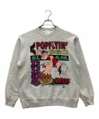 Hanesヘインズ）の古着「クルーネックスウェット 90s プリント」｜グレー