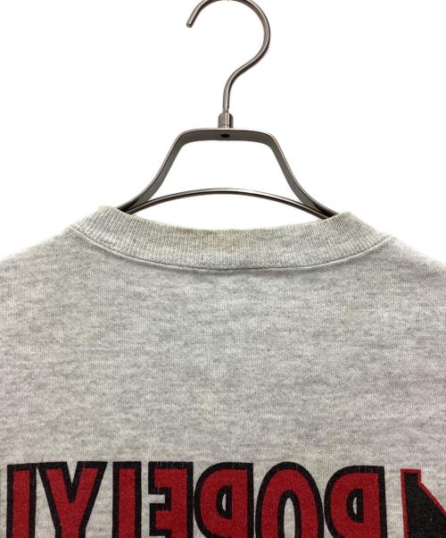 Hanes（ヘインズ）Hanes (ヘインズ) クルーネックスウェット 90s プリント グレー サイズ:SIZE Lの古着・服飾アイテム