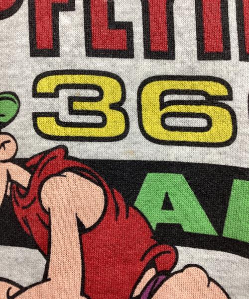 Hanes（ヘインズ）Hanes (ヘインズ) クルーネックスウェット 90s プリント グレー サイズ:SIZE Lの古着・服飾アイテム