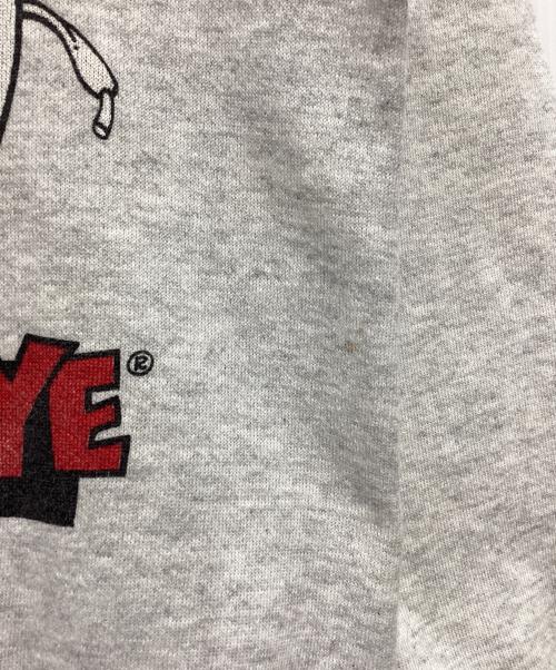Hanes（ヘインズ）Hanes (ヘインズ) クルーネックスウェット 90s プリント グレー サイズ:SIZE Lの古着・服飾アイテム