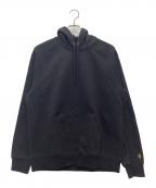 Carhartt WIPカーハート ワーク イン プログレス）の古着「プルオーバーパーカー」｜ブラック
