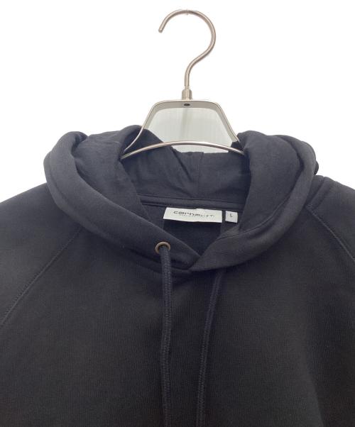 Carhartt WIP（カーハート ワーク イン プログレス）CARHARTT WIP (カーハート ワーク イン プログレス) プルオーバーパーカー ブラック サイズ:SIZE Lの古着・服飾アイテム