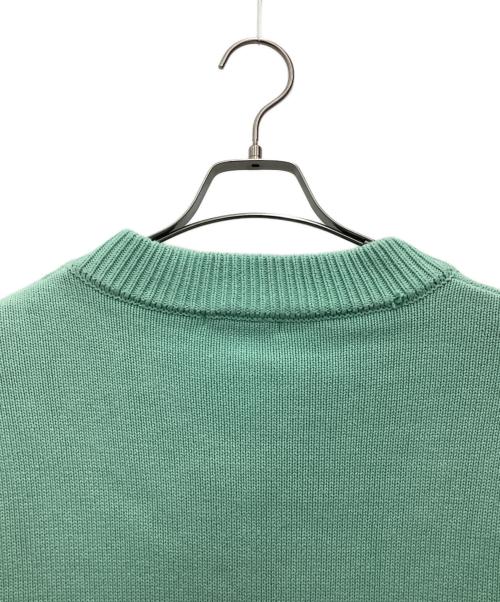AMI PARIS（アミ パリス）AMI PARIS (アミ パリス) 厚手ニット ミントグリーン サイズ:SIZE Freeの古着・服飾アイテム