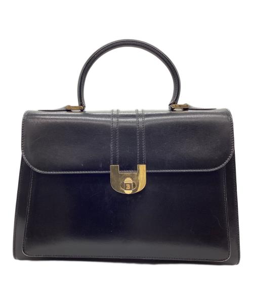 BALLY（バリー）BALLY (バリー) ハンドバッグ ブラック×ゴールドの古着・服飾アイテム