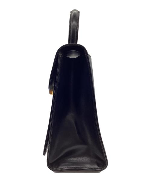 BALLY（バリー）BALLY (バリー) ハンドバッグ ブラック×ゴールドの古着・服飾アイテム