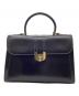 BALLY（バリー）の古着「ハンドバッグ」｜ブラック×ゴールド