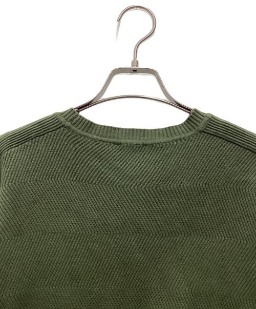 DIESEL（ディーゼル）DIESEL (ディーゼル) 厚手ニット オリーブ サイズ:SIZE Sの古着・服飾アイテム