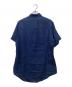 POLO RALPH LAUREN (ポロ・ラルフローレン) CUSTOM FIT リネンシャツ 90s ネイビー サイズ:SIZE M：8000円