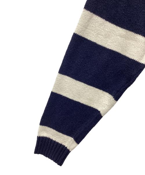 POLO RALPH LAUREN（ポロ・ラルフローレン）POLO RALPH LAUREN (ポロ・ラルフローレン) 厚手ニット 90s ネイビー×ホワイト サイズ:SIZE Lの古着・服飾アイテム