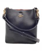 COACHコーチ）の古着「ショルダーバッグ モリーバケットバッグ」｜ブラック