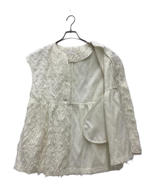 PASSIONE（パシオーネ）PASSIONE (パシオーネ) ベスト ホワイト サイズ:SIZE Mの古着・服飾アイテム