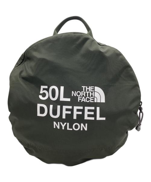 THE NORTH FACE（ザ ノース フェイス）THE NORTH FACE (ザ ノース フェイス) おりたたみダッフルバッグ ナイロンダッフル50 グリーンの古着・服飾アイテム
