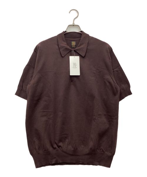 BATONER（バトナ―）BATONER (バトナ―) THE SEAISLAND COTTON POLO S/S 半袖ポロシャツ ボルドー サイズ:SIZE Sの古着・服飾アイテム