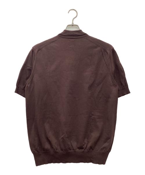 BATONER（バトナ―）BATONER (バトナ―) THE SEAISLAND COTTON POLO S/S 半袖ポロシャツ ボルドー サイズ:SIZE Sの古着・服飾アイテム