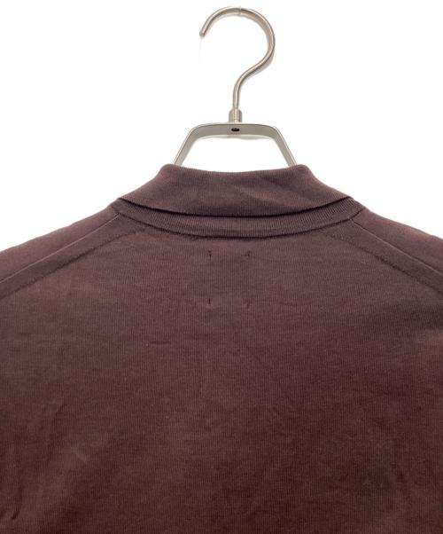 BATONER（バトナ―）BATONER (バトナ―) THE SEAISLAND COTTON POLO S/S 半袖ポロシャツ ボルドー サイズ:SIZE Sの古着・服飾アイテム