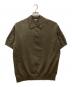 A.PRESSE（アプレッセ）の古着「ニットポロシャツ 24SS」｜オリーブ