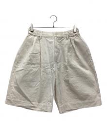 stein（シュタイン）の古着「WIDE EASY SHORT TROUSERS ハーフパンツ」｜アイボリー