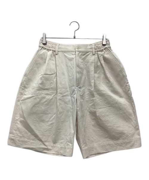 stein（シュタイン）stein (シュタイン) WIDE EASY SHORT TROUSERS ハーフパンツ アイボリー サイズ:SIZE Sの古着・服飾アイテム