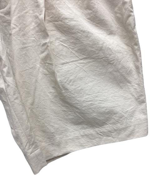stein（シュタイン）stein (シュタイン) WIDE EASY SHORT TROUSERS ハーフパンツ アイボリー サイズ:SIZE Sの古着・服飾アイテム