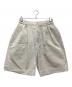 stein（シュタイン）の古着「WIDE EASY SHORT TROUSERS ハーフパンツ」｜アイボリー