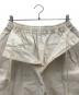 中古・古着 stein (シュタイン) WIDE EASY SHORT TROUSERS ハーフパンツ アイボリー サイズ:SIZE S：17000円