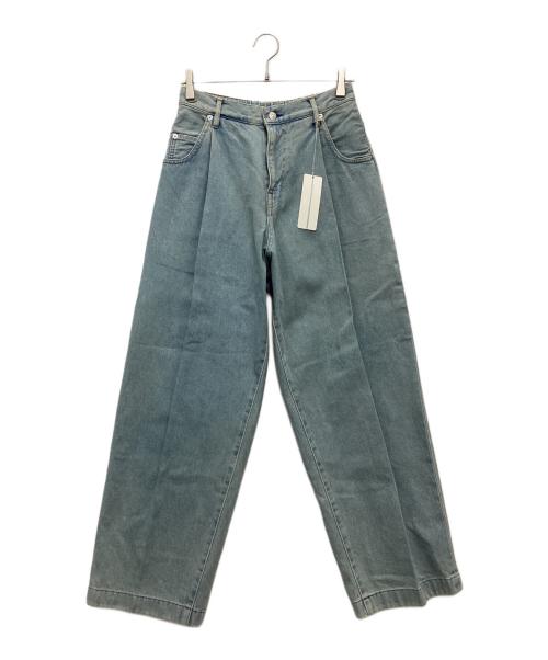 NEON SIGN（ネオンサイン）NEON SIGN (ネオンサイン) Wide denim Slacks ”Used” ブルー サイズ:SIZE 44の古着・服飾アイテム