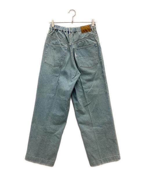 NEON SIGN（ネオンサイン）NEON SIGN (ネオンサイン) Wide denim Slacks ”Used” ブルー サイズ:SIZE 44の古着・服飾アイテム