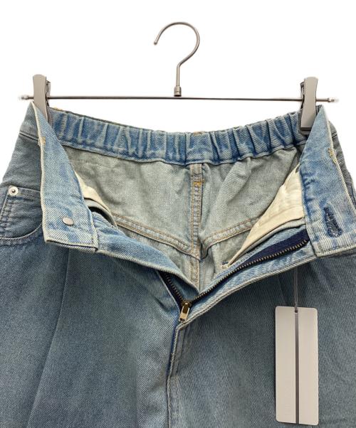 NEON SIGN（ネオンサイン）NEON SIGN (ネオンサイン) Wide denim Slacks ”Used” ブルー サイズ:SIZE 44の古着・服飾アイテム