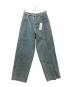 NEON SIGN（ネオンサイン）の古着「Wide denim Slacks ”Used”」｜ブルー