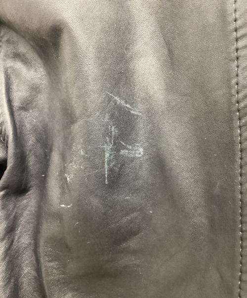 PAUL（-）paul (-) レザージャケット 80～90s ユーロジッパー ブラック サイズ:SIZE 56の古着・服飾アイテム