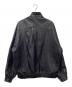 paul (-) レザージャケット 80～90s ユーロジッパー ブラック サイズ:SIZE 56：8000円