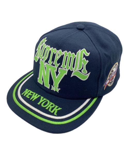 SUPREME（シュプリーム）Supreme (シュプリーム) キャップ 	NEW YORK 6-PANEL CAP ネイビーの古着・服飾アイテム