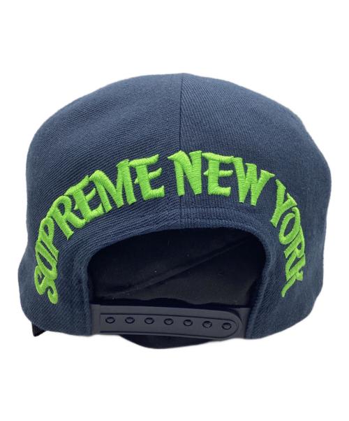 SUPREME（シュプリーム）Supreme (シュプリーム) キャップ 	NEW YORK 6-PANEL CAP ネイビーの古着・服飾アイテム