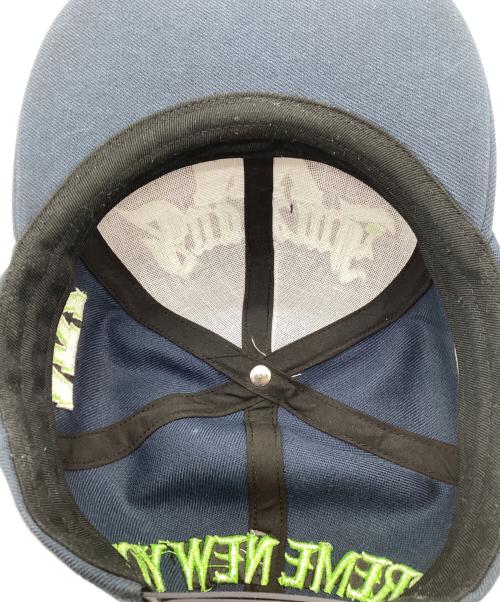SUPREME（シュプリーム）Supreme (シュプリーム) キャップ 	NEW YORK 6-PANEL CAP ネイビーの古着・服飾アイテム