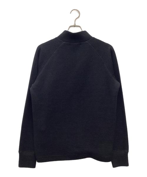 matin avenir（マタンアヴニール）matin avenir (マタンアヴニール) ハーフジップニットソー ブラック ブラック サイズ:SIZE Sの古着・服飾アイテム