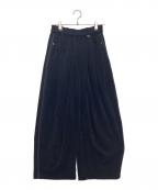 MAISON SPECIALメゾンスペシャル）の古着「Balloon Pile Pants」｜ブラック