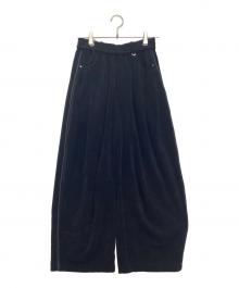 MAISON SPECIAL（メゾンスペシャル）の古着「Balloon Pile Pants」｜ブラック