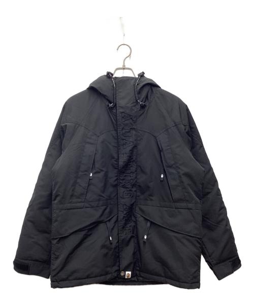 A BATHING APE（アベイシングエイプ）A BATHING APE (アベイシングエイプ) 中綿ジャケット ブラック サイズ:SIZE Mの古着・服飾アイテム